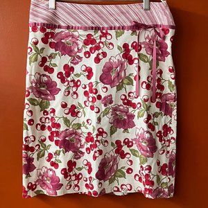 Cute Stretchy Mid Skirt with Side Zipper